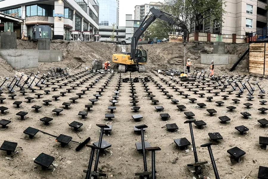 Pre-Construction Pier Installation (2)